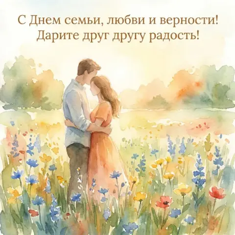 С день семьи любви и верности