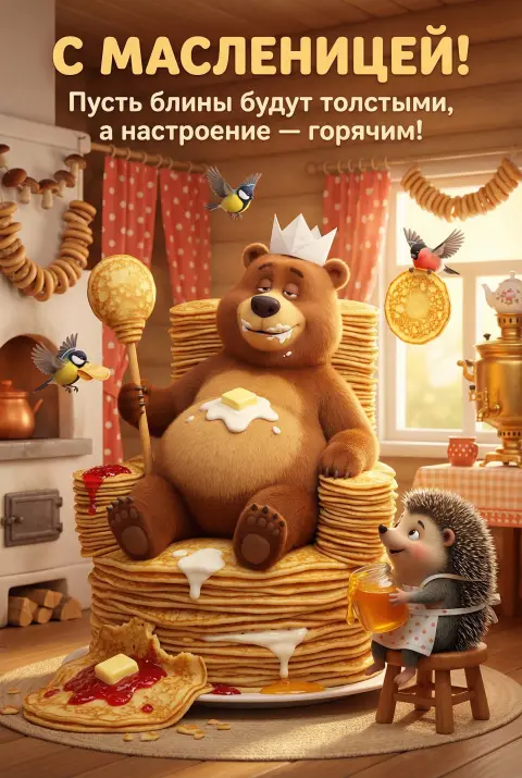 Поздравление с масленицей прикольные — открытки с масленица