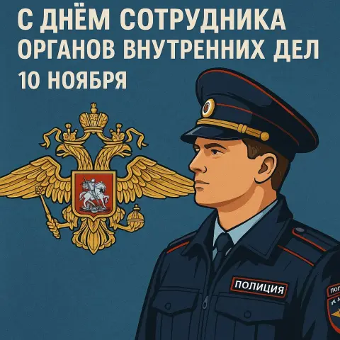 10 ноября день сотрудника органов внутренних дел