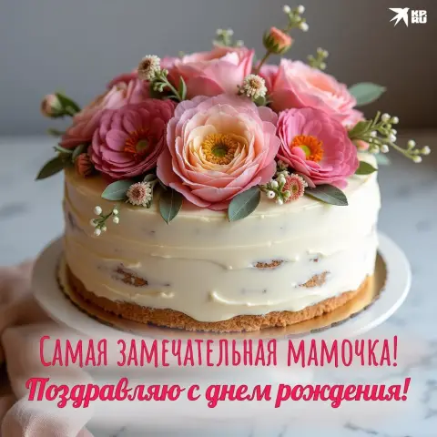 Мамочка С Днём рождения открытка красивая от дочери — с днём рождения мама открытки красивые