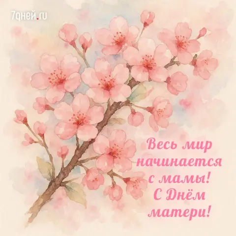 День матери открытка — открытку ко дню матери