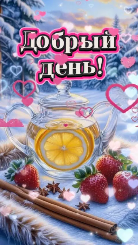 С новым добрым днем — доброго утра зимнего