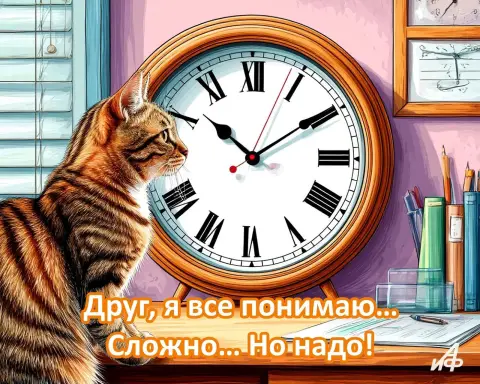 Часов — с часами