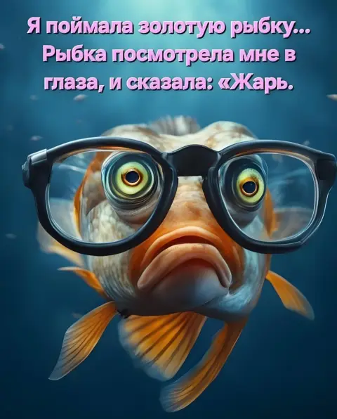 Рыба в очках — смешная рыба