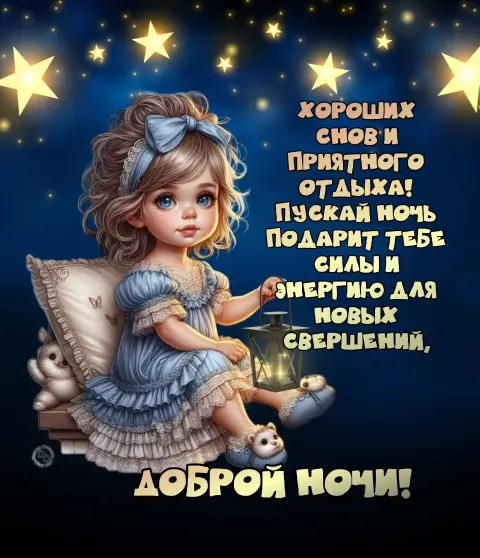 Спокойной ночи доброй — спокойная ночь открытки