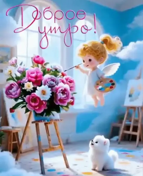 Милая открытка доброе утро — добра утра
