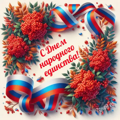 Открытки С Днем народного единства — поздравление день народного единства