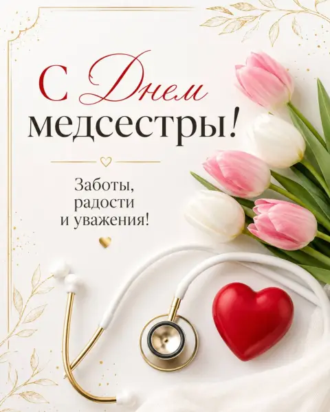 Поздравление С Днём медсестры