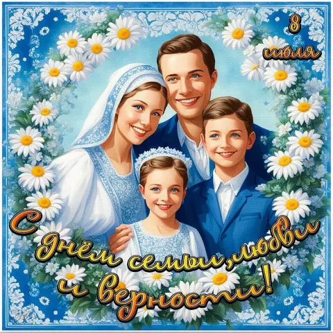 С день семьи любви и верности