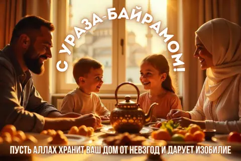 Поздравление мусульман с праздником — ураза байрам