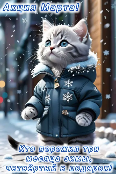 Котик — мартовские котики