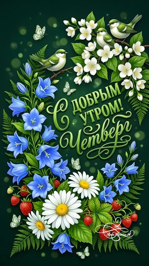 Открытки с добрым летним утром четверга — добра утра
