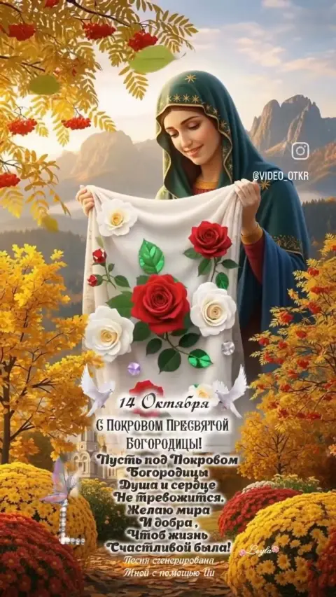 Поздравление с покровом пресвятой богородице — покров пресвятой богородицы 14 октября
