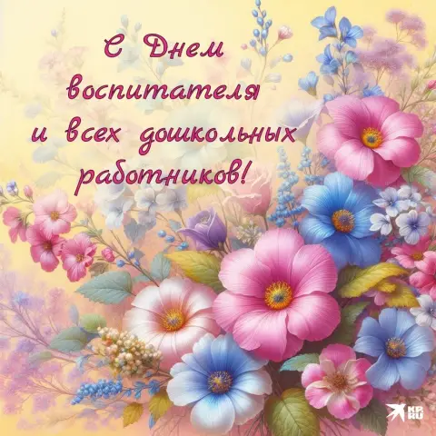 Поздравление С Днем воспитателя и всех дошкольных работников