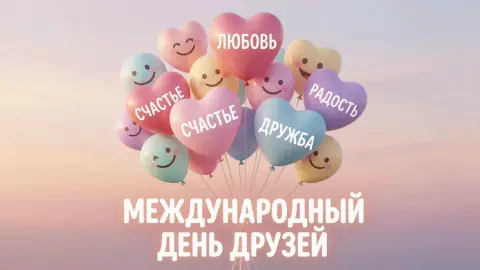С международным днем друзей — 30 июля международный день дружбы