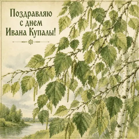 Поздравление с Ивана купала — открытки с днем ивана купала