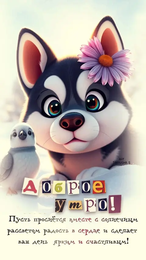 Доброе утро — открытка