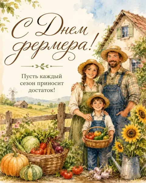 День фермера — поздравление с днем сельского хозяйства