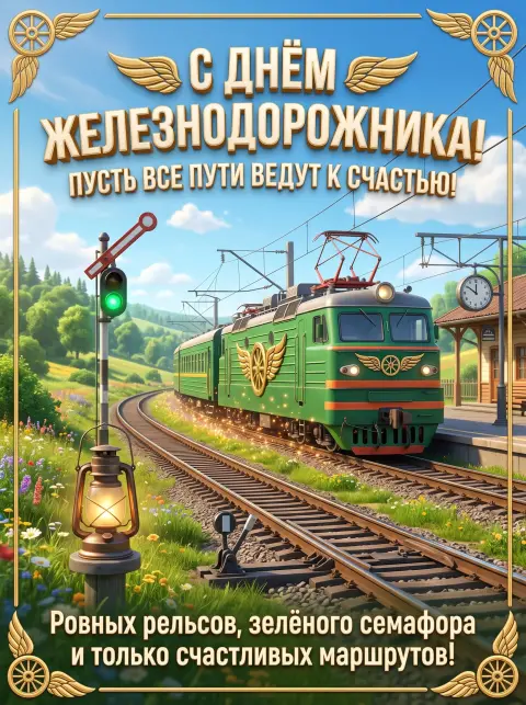Поздравление С Днем железнодорожника