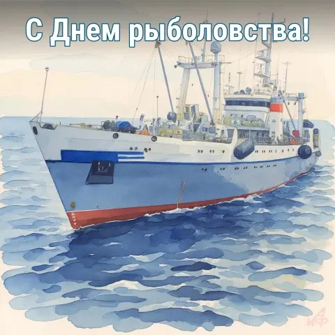 Поздравительные открытки С Днем рыбака