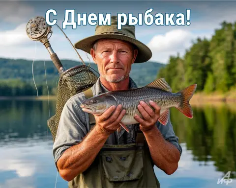 Открытки с международным днем рыбака — международный день рыбака
