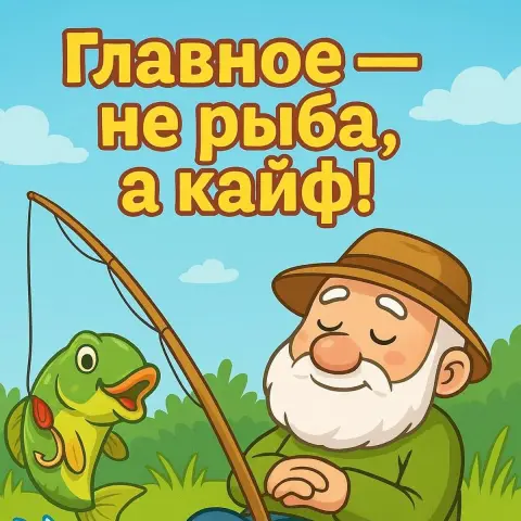 Поздравление С Днем рождения мужчине рыбаку — день рыбака открытки прикольные