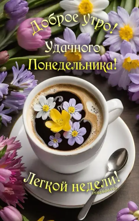 Лёгкого понедельника с добрым утром