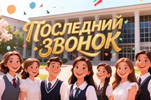 Открытка последний звонок — последний звонок в 2026 поздравление
