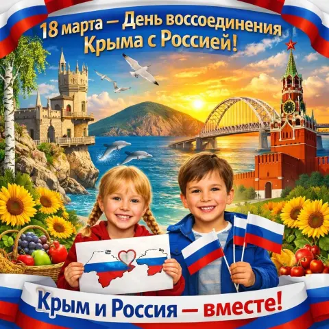 18 марта день воссоединения крыма с Россией