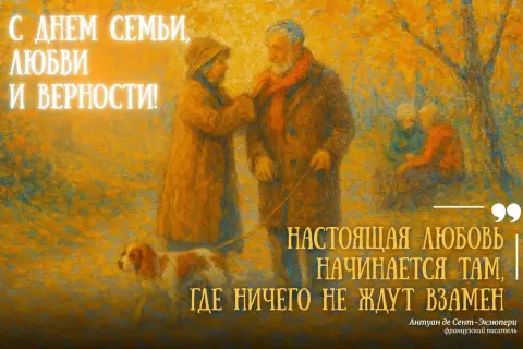 Ко дню семьи любви и верности — ко дню пожилого человека