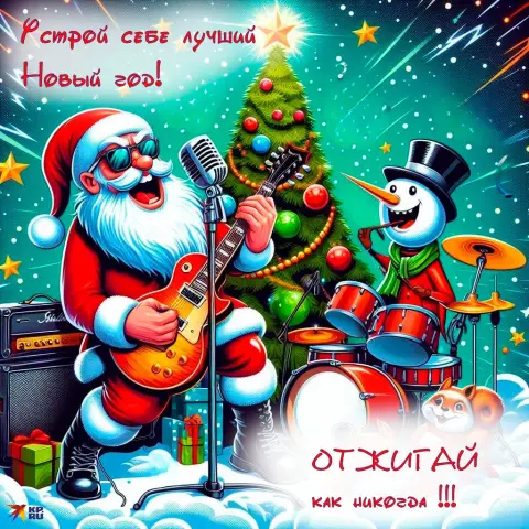 Новогодняя открытка — с новым годом открытка