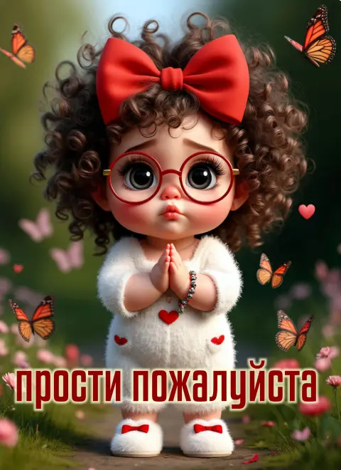 Открытки с извинениями женщине — открытка