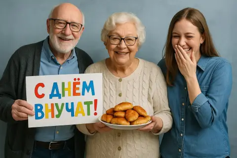 Поздравление С Днем бабушек и дедушек — 28 октября день бабушек и дедушек