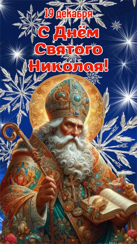 День святого николая чудотворца — открытки с днем святого николая