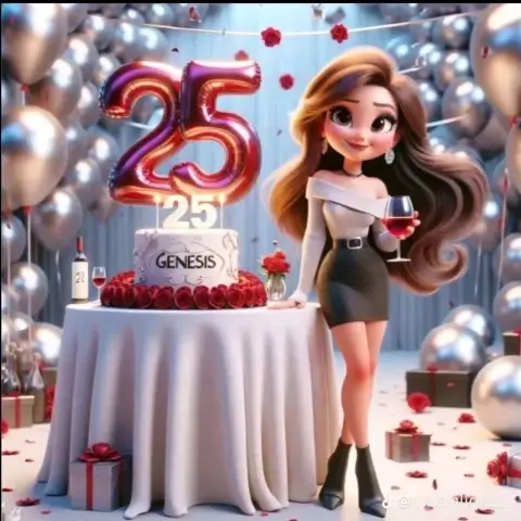 С Днем рождения 25 — день рождение