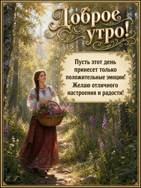 Доброе утро славяне — доброе утро в русском стиле