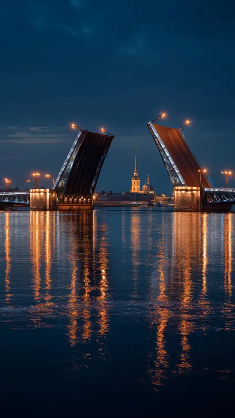 Дворцовый мост в санкт петербурге