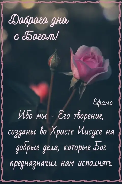 Библейские стихи — доброе утро христианские