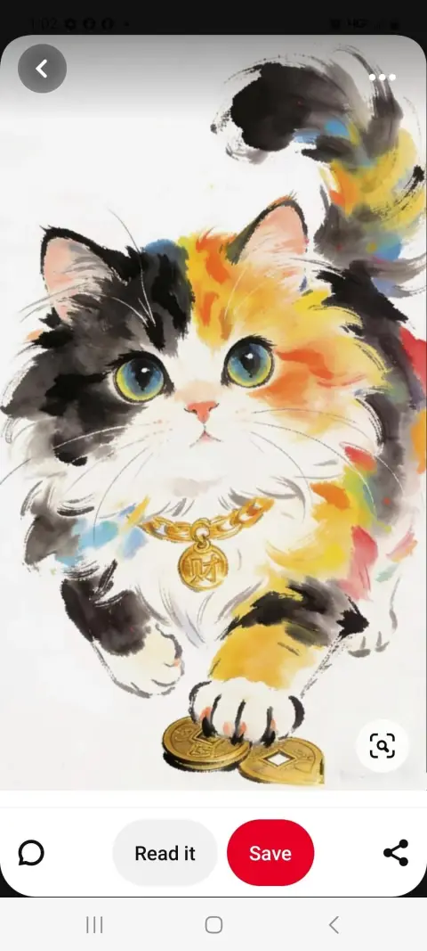 Иллюстрация кошка — кошка картина