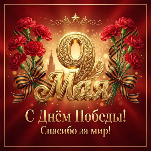 Открытки С Днем победа — с днем победы красивая открытка