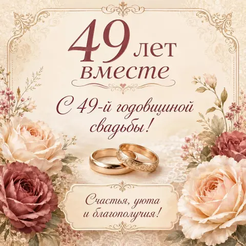 Поздравление с годовщиной свадьбы 40 лет — 40 лет вместе поздравления