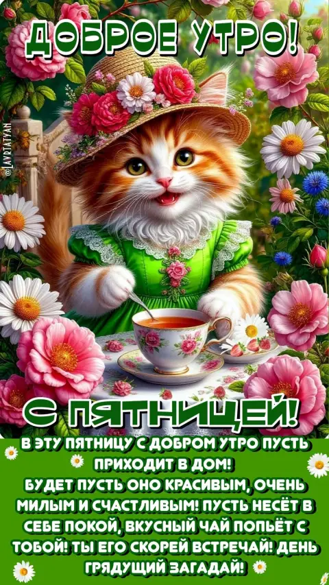 Добрейшего утра пятницы — доброе утро утро пятницы