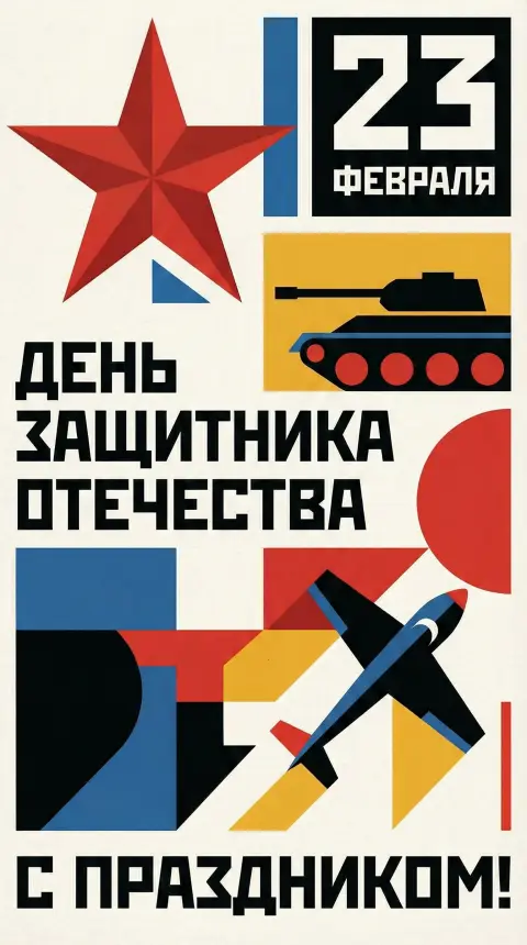 Открытка с 23 февраля днем защитника отечества