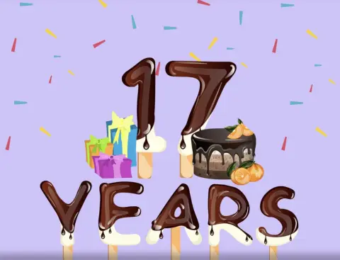 Поздравление С Днём рождения сына 17 лет — открытка с 17 летием парню