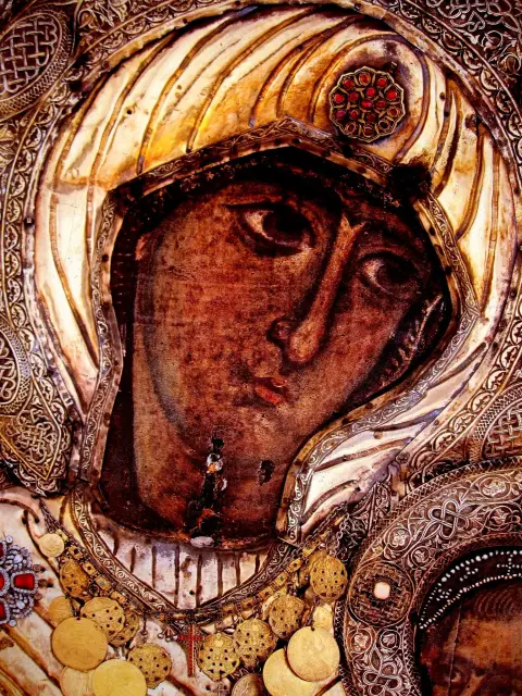 Иверская икона божией матери афон
