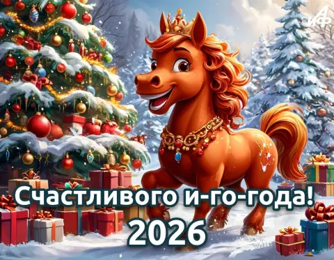 Поздравление с новым годом лошади