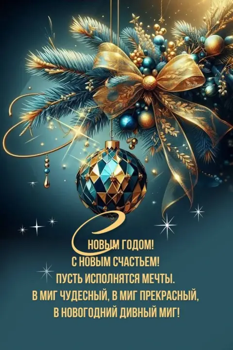 Открытки с новым годом с пожеланиями — поздравление с новым годом и рождеством