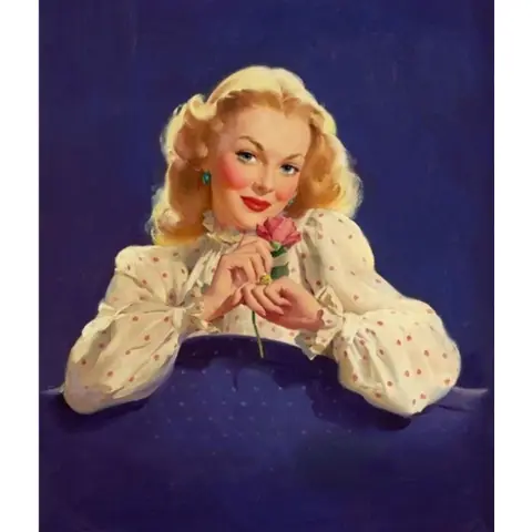 Pin up художник джил элвгрен — пин ап девушка