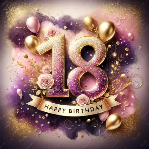 С Днем рождения 18 лет