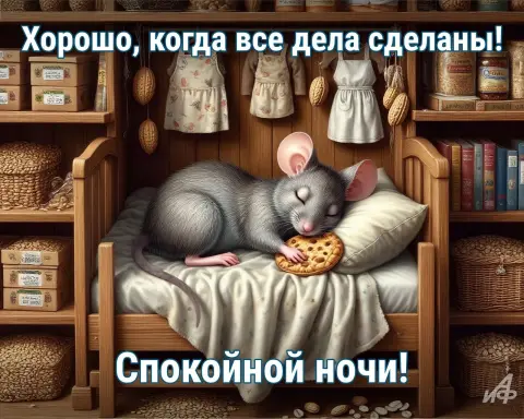Открытки спокойной ночи прикольные